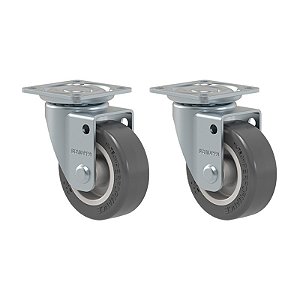 KIT 2 RODÍZIO GIRATÓRIO GLAP 210 BP 40KG SM SCHIOPPA