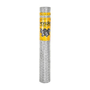 TELA METÁLICA HEXAGONAL GALINHEIRO 1,5X50M BWG 22 VONDER