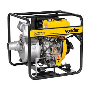 MOTOBOMBA A DIESEL 3" ÁGUA LIMPA VONDER