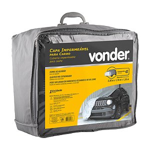 CAPA IMPERMEÁVEL PARA CARRO TAMANHO G VONDER