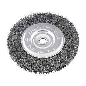 ESCOVA CIRCULAR DE AÇO ONDULADA 6" X 1/2" X 5/8" VONDER