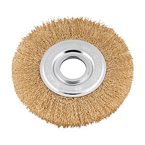 ESCOVA CIRCULAR 6" X 1/2" COM BUCHA DE REDUÇÃO VONDER