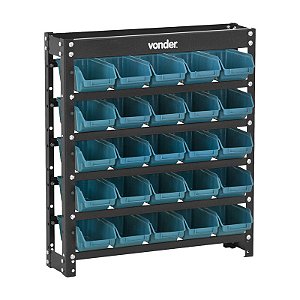 ESTANTE PRATELEIRA GAVETEIRA AZUL 65 KG METÁLICA Nº 3 25/3