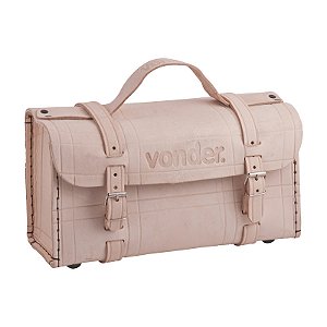 MALETA DE COURO 44CM PARA FERRAMENTAS MARROM VONDER