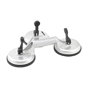 VENTOSA TRIPLA 116MM ALUMÍNIO VONDER