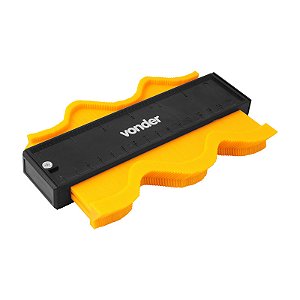 GABARITO COPIADOR DE CONTORNOS 14CM VONDER