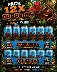 CURUPIRA - GINGER IPA - 12 unid.