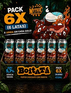 BOITATA - PORTER CHOCOLATE COM PIMENTA - 06 UN.