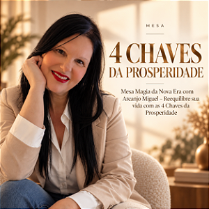 Mesa Magia da Nova Era com Arcanjo Miguel – Reequilibre sua vida com as 4 Chaves da Prosperidade