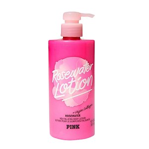 PINK VICTORIA'S SECRET - BODY LOTION - ROSEWATER LOTION