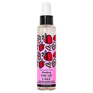 BATH & BODY WORKS - DIAMOND SHIMMER MIST - STRAWBERRY POUND CAKE