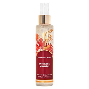 BATH & BODY WORKS - DIAMOND SHIMMER MIST - SUNRISE WOODS