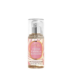 BATH & BODY WORKS -  FINE FRAGRANCE MIST TRAVEL - FRESH VANILLA BLOSSOMS