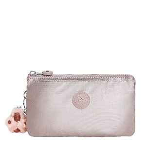 KIPLING - NECESSAIRE CREATVTY L - QUARTZ METALIC