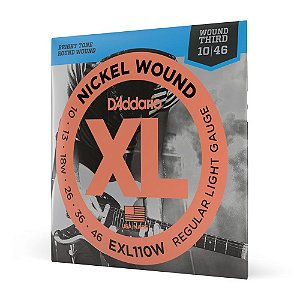 Encordoamento Guitarra 10-46 D Addario XL Nickel EXL110W