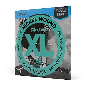 Encordoamento Guitarra 13-62 D Addario XL Nickel EXL158