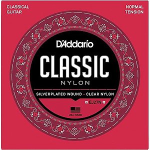 Encordoamento Para Violão em Nylon EJ27N D Addario