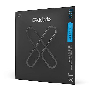 Encordoamento Violão Aço 12 Revestido D Addario XTABR1047-12