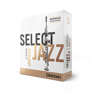Palheta Sax Soprano 2H (10 Unidades) D Addario Select Jazz