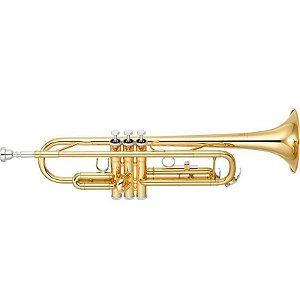 Trompete Ytr 3335 Cn Laqueado Dourado Com Case Yamaha