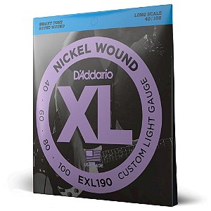 Encordoamento Baixo 4C 40-100 D Addario XL Nickel EXL190