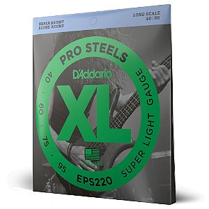 Encordoamento Baixo 4C 40-95 D Addario XL Pro Steels EPS220