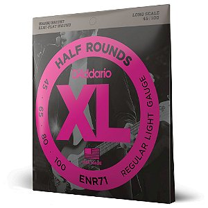 Encordoamento Baixo 4C 45-100 D Addario Half Rounds ENR71