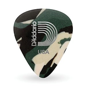 Palheta Celulóide Camuflada Extra Pesada D Addario 1CCF7-10