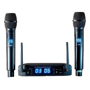 Microfone Sem Fio Leson LS-916 Digital Preto