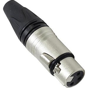 Conector XLR(F) 3 Pólos Datalink - PCT / 10