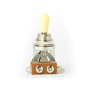 Chave Seletora 3 Posições Niquelada/Creme Spirit BTG-NI-IV