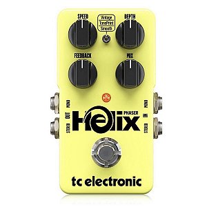 Pedal de Efeito para Guitarra TC Electronic Helix Phaser Toneprint para Guitarra e Contrabaixo