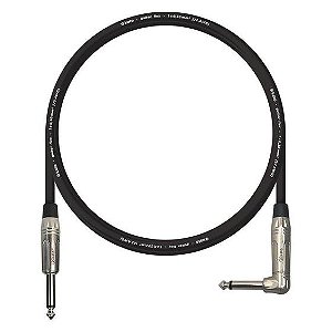 Cabo P10L para Guitarra e Instrumentos Kato P10/P10L Preto 7 metros