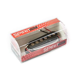 Captador Para Guitarra Single Alnico 5 Preto Spirit KS6-BK