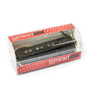 Captador Para Guitarra Single Cerâmica Preto Spirit SF30-M