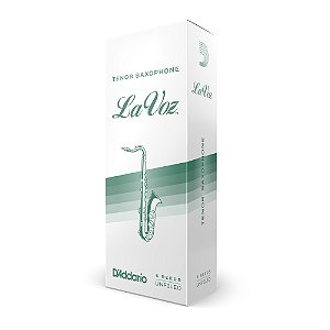 Palheta Sax Tenor Soft (5 Unidades) DAddario La Voz RKC05SF