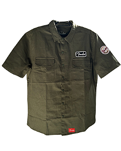 Camisa Fender Verde Truck Tamanho M
