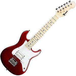 Guitarra Infantil PHX Strato Junior 3/4 IST1-MRD Infantil Vermelha Brilhante