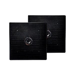 Kit Arandela Coax Ial Gp 70w 8r Quadrada Pt Leson