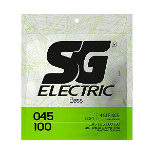 Encordoamento SG 045 para Baixo 4 Cordas Níquel Tensão Leve 0.045 - 0.0100