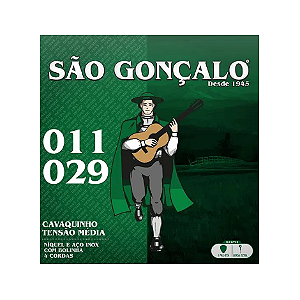 Encordoamento São Gonçalo 011 para Cavaco Niquel com Bolinha 0.011 - 0.029