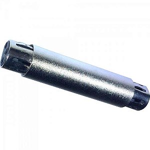 Emenda XLR x XLR em Metal EMCN0001 Prata Storm - PCT / 10
