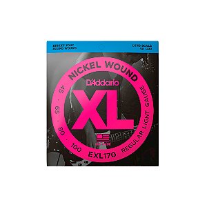 Cordas Para Baixo D Addario Xl Nickel Wound Exl170 4 Cordas Escala Longa .045-.100
