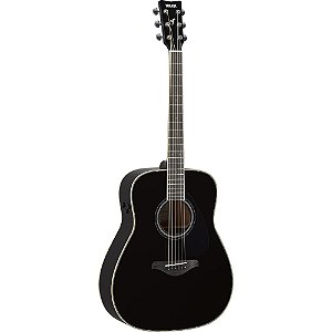Violão Acústico Transacoustic Cordas Em Aço Fg Ta Bl Preto Yamaha