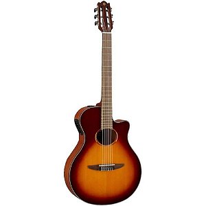 Violão Elétrico Clássico Cordas Em Nylon Ntx1 Sunburst Yamaha