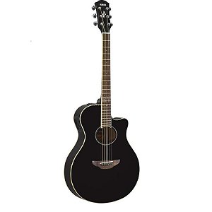 Violão Eletroacústico Cordas Em Aço Apx 600 Black Yamaha