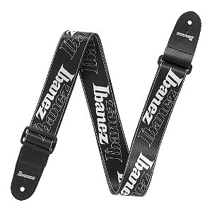 Correia Instrumentos Em Nylon Preta E Logo Ibanez GSD50-BK