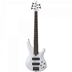 Contrabaixo Yamaha TRBX305 Ativo 5 Cordas Branco