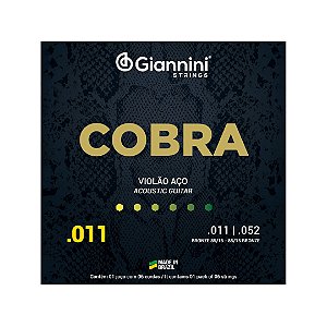 Encordoamento Giannini P/violão Bronze 85/15 0.011" Geeflk
