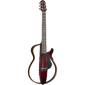 Violão Silent Cordas Em Aço Slg 200s Crb Crinson Red Burst Com Bag Yamaha